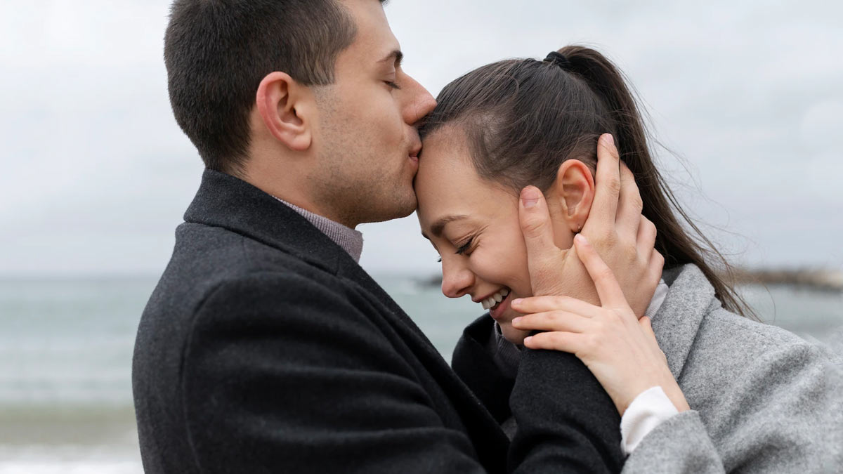 Meaning of Forehead Kiss Gentle Caress of Love and Affection